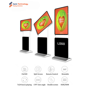 Samidisplay 55 pollici 4K espositore Lcd pubblicità interattivo Multi Touch Screen rotante chiosco segnaletica digitale - Product Image 2