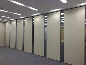 Sistema de puerta corredera de partición móvil, divisor de espacio automático o semiautomático - Product Image 4