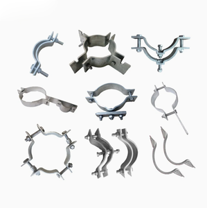 Mạ kẽm nhúng nóng 4 cách điều chỉnh cực ban nhạc kẹp nhiệm vụ nặng nề khung cánh tay chéo cho đường dây điện trên không - Product Image 2