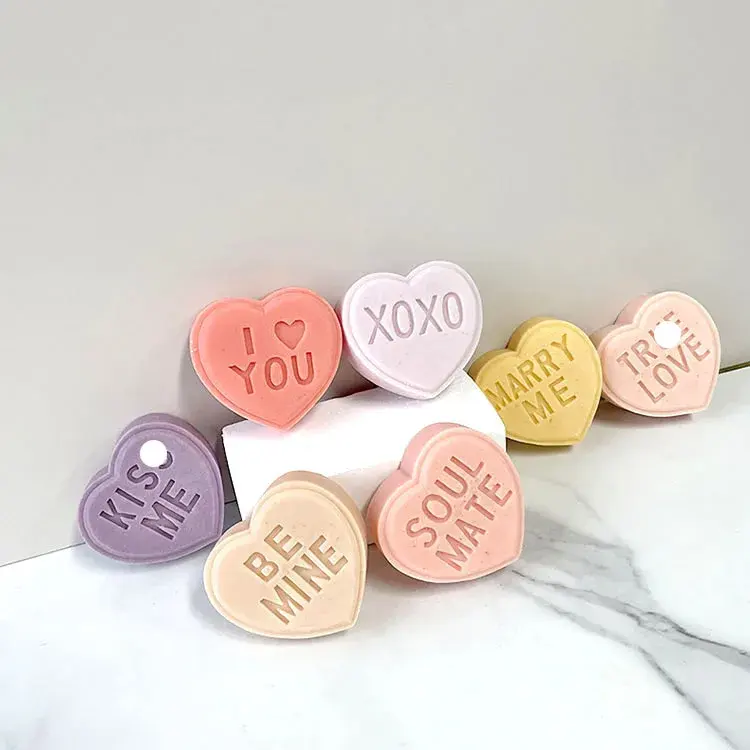 YS ديي سلسلة يوم عيد الحب ثلاثة قلب الحب كعكة الجص الأبعاد الصابون قوالب سيليكون أدوات الخبز