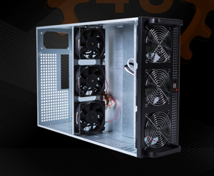 Caja de servidor 8 GPU, marco de servidor de aire abierto, caja de gráficos, nueva potencia de ordenador