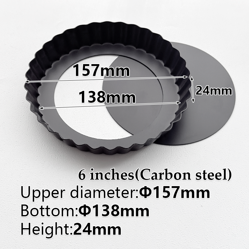 acier au carbone noir 6 pouces