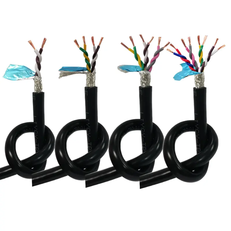 Données d'alimentation en PVC à paire torsadée flexible LiYCY-TP de haute qualité et câble d'ordinateur certifié CE avec un stock adéquat