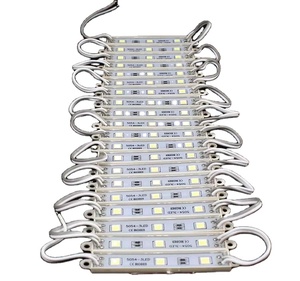 Высокая яркость 3 светодиодных модуля водонепроницаемый IP67 SMD алюминиевый чип материал 12 В RGB 5054 светодиодное освещение вывеска синий зеленый - Product Image 1
