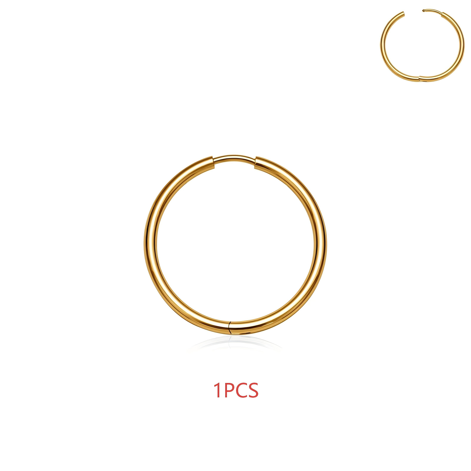 Colore oro 14K 1,0x25 mm