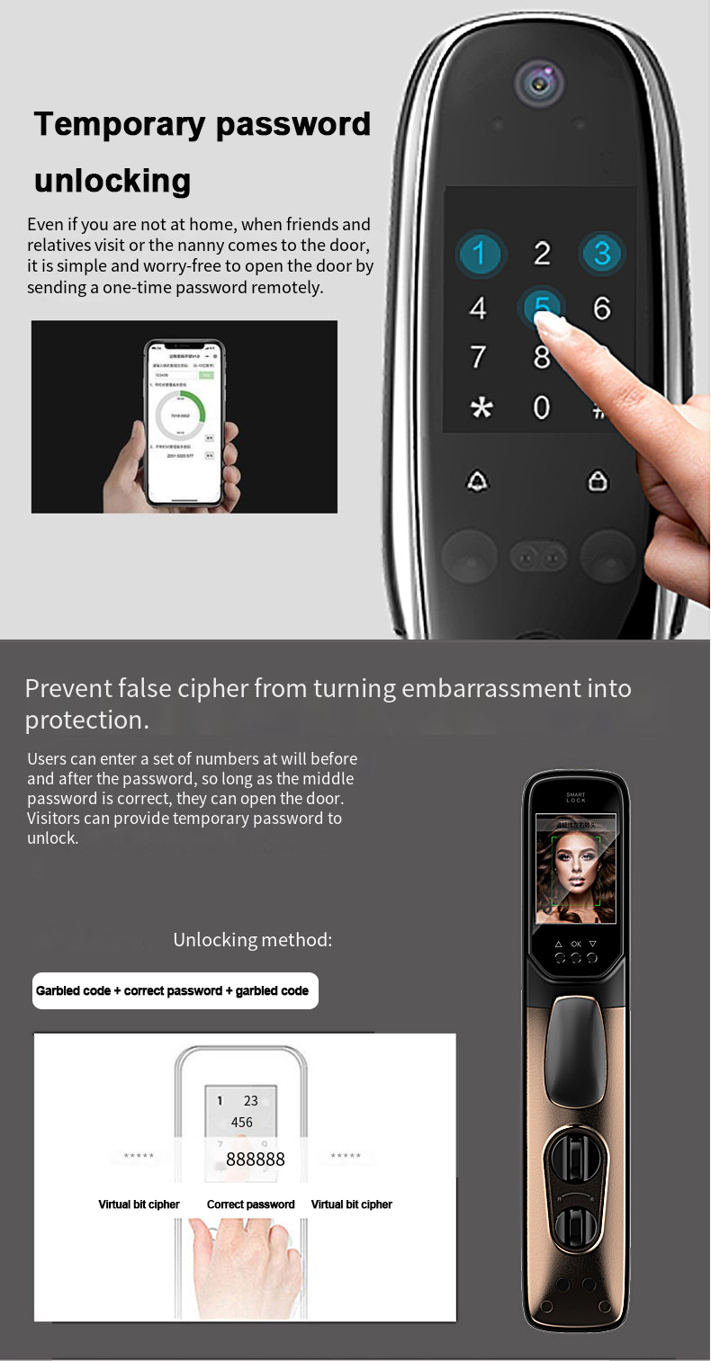 bd safety lock automatic door locks sliding door lock cerradura inteligente fingerprintn smartsteps
