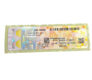 Win 11 Home lisans anahtarı OEM COA Sticker çok renkli seçenekler win 11 home - Product Image 1