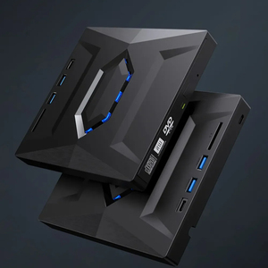 DVD RW CD ประเภท C/USB3.0 ออปติคอลไดรฟ์เครื่องอ่านไฟภายนอก BluRay DVD CD ไดรฟ์ประเภท C USB SD TF Card Reader - Product Image 1