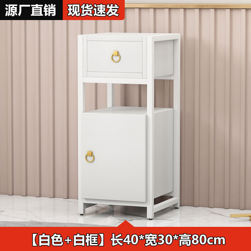 โครงตู้เคลื่อนที่สีขาว ขนาด 40*80*30