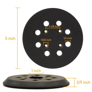 5 inch 8 lỗ phổ móc và vòng tròn Sander thay thế pad chà nhám đĩa ủng hộ miếng đệm quỹ đạo Sander Ryobi rs290 rs280 - Product Image 2