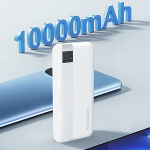 Hot <strong>Sell</strong> <strong>Equipped</strong> with Dual Wire High Capacity Mobile Power Banks 10000mAh Power Charger LED Digital Display with TYPE-C Cable - Product Image 2