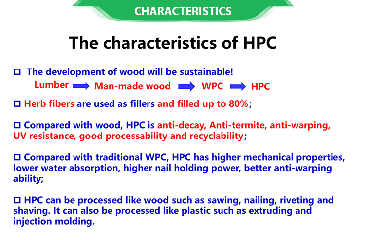 high quality wholesale nature fibre  Eco-friendly  Anti- Warp Wood Plastic Composite WPC outdoor Decking Flooring