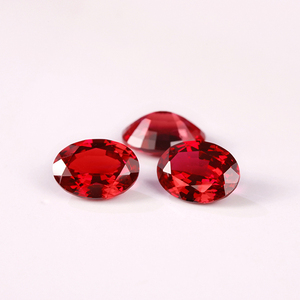AGL sertifikalı güvercin kan kırmızı yakut 5A yüksek kaliteli sentetik gevşek yakut değerli taşlar 0.5ct 1ct 1.5ct 2ct Oval Lab yetiştirilen yakut - Product Image 4