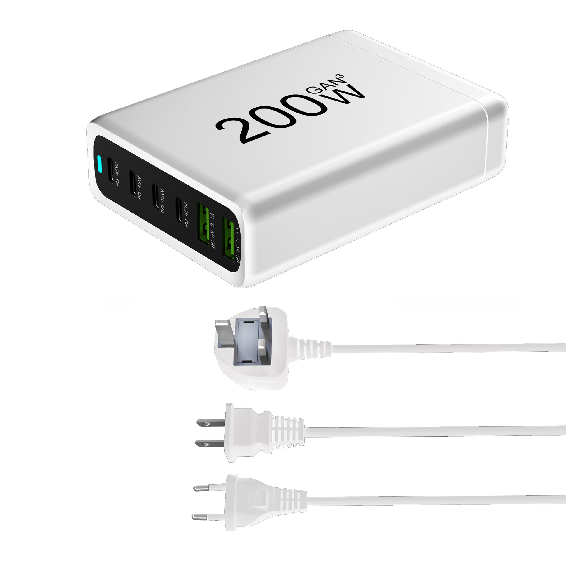 White AU Plug