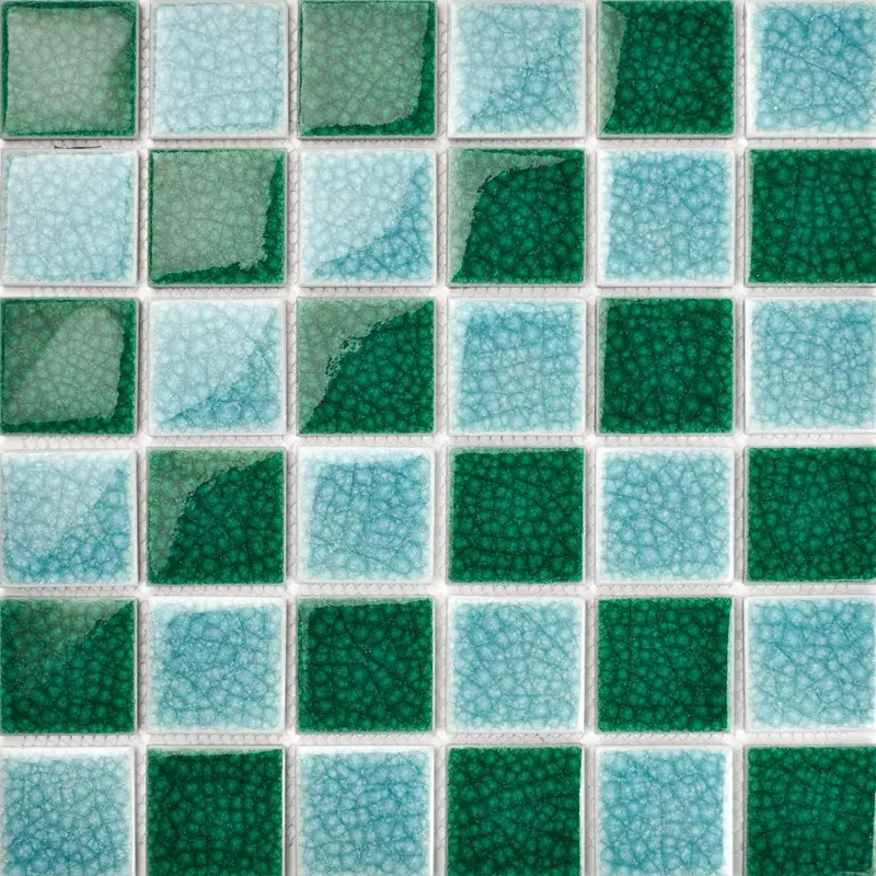 Toptan fiyatlar mozaik çini yüzme havuzu seramik fayans porselen cilalı sırlı cam mozaik çini