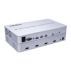 HDMI视频墙控制器2x2，带播放器视频墙处理器USB输入4K/30Hz 3840x2160，用于视频会议 - Product Image 1