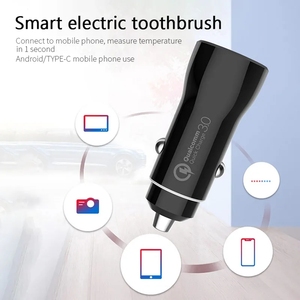 38W evrensel araba şarjı çakmak soket adaptörü hızlı şarj PD 20W tipi C 18W QC 3.0 çift Usb cep telefonu şarj - Product Image 3