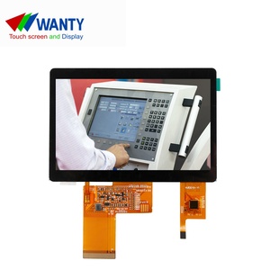 Panel táctil LCD TFT de 4,3 pulgadas, módulo de pantalla táctil, resistente al agua, venta al por mayor