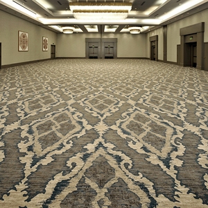 Alfombra Axminster de nailon 80% de lana 20% para pasillo de habitación de Hotel y alfombra de salón de banquetes