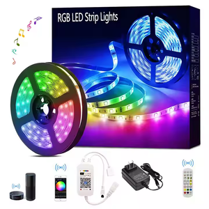 Wifi Smart RGB светодиодные Рождественские полосы набор USB голос для управления Bluetooth 5 В низкое напряжение водонепроницаемый IP65 пульт дистанционного управления IP-контроль 1 м - Product Image 4