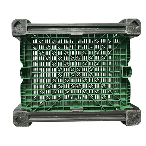 Unique Structural Design Brand New Large Plastic Pallet Boxes HDPE Stackable Agricultural <strong>Crates</strong> <strong>Stacked</strong> <strong>Nested</strong> Affordable - Product Image 5