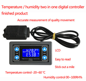 Controlador Digital de Temperatura y Humedad, Interruptor de Termostato, Termómetro, Higrómetro, Regulador, 1 Unidad - Product Image 3