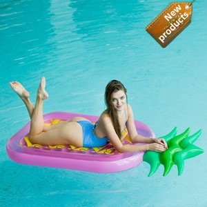 เสื่อ PVC ลอยน้ำแบบใบไม้คู่สีสับปะรด - Product Image 4