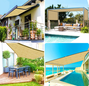 70 % dicker Anti-UV-HDPE-Band Terrasse Pavillon Vordach Vorzüge Sonnenschutznetz - Product Image 6