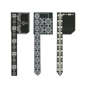 Dân tộc 3D thêu <span class=keywords><strong>Cross</strong></span> <span class=keywords><strong>Stitch</strong></span> các bản vá lỗi túi đính Neckline Kit cho người đàn ông Châu Phi của quần áo truyền thống thuận lợi hat - Product Image 1