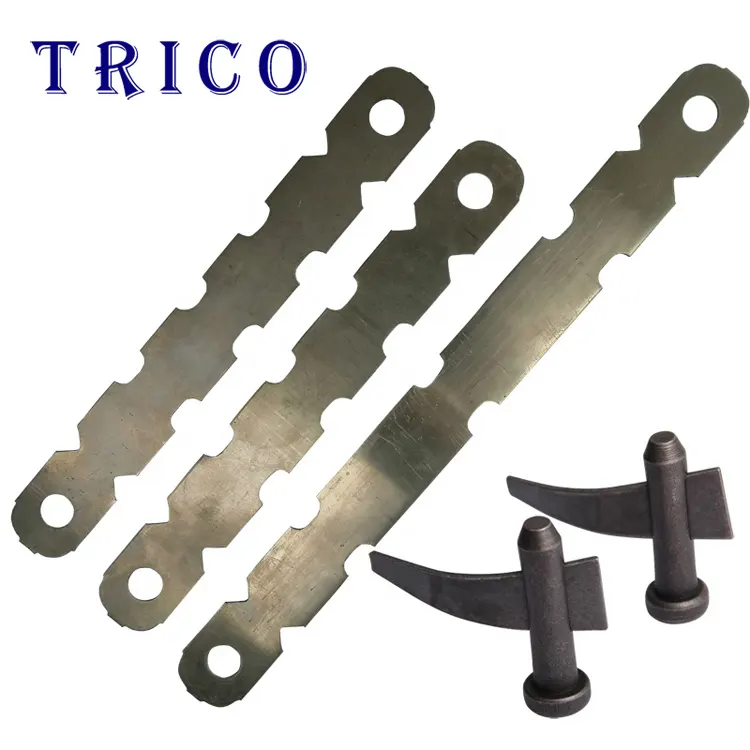 TRICO-brida de aluminio y hormigón para construcción, brida Nominal/madera contrachapada de acero X brida plana y perno de cuña