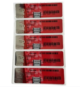 Original Win 11 Pro OEM Aufkleber Win 11 Pro COA Aufkleber Win 11 Professional Sticker Label Rot 6 Monate Garantie Kostenloser Versand schnell - Product Image 2