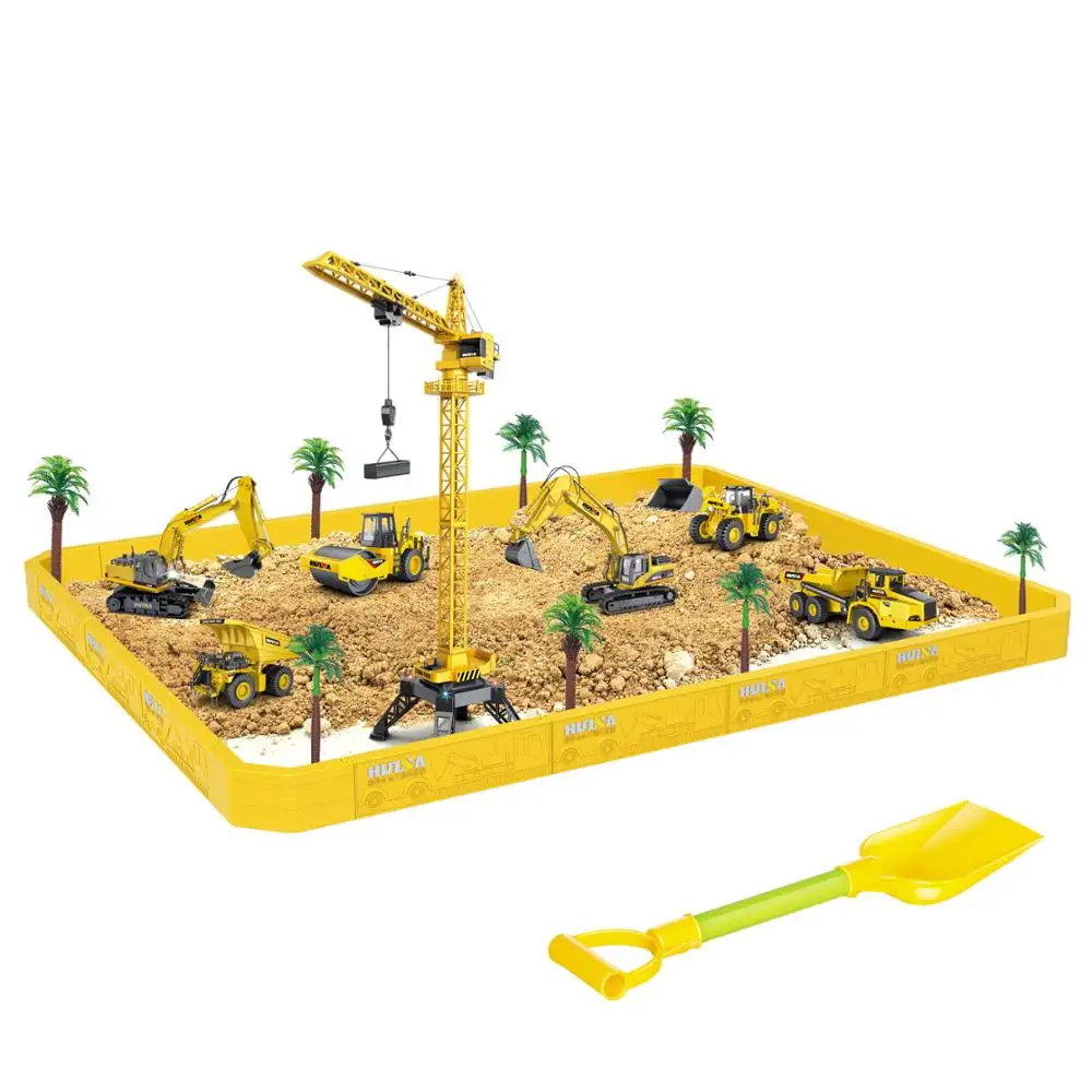 Clôture d'ingénierie, modèle de Table de sable simulé, clôture, aire de jeu technique, boîtier non incluse, 1/50 Voiture et sable