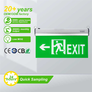 Oem tùy chỉnh 3 Wát Acrylic thoát Treo tường treo đôi bên <span class=keywords><strong>LED</strong></span> khẩn cấp <span class=keywords><strong>Exit</strong></span> dấu hiệu ánh sáng - Product Image 1