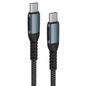 60/100W USB C C USB veri kabloları düşük fiyat naylon örgülü süper hız + hızlı mobil veri kablosu toptan tip C hızlı şarj - Product Image 1