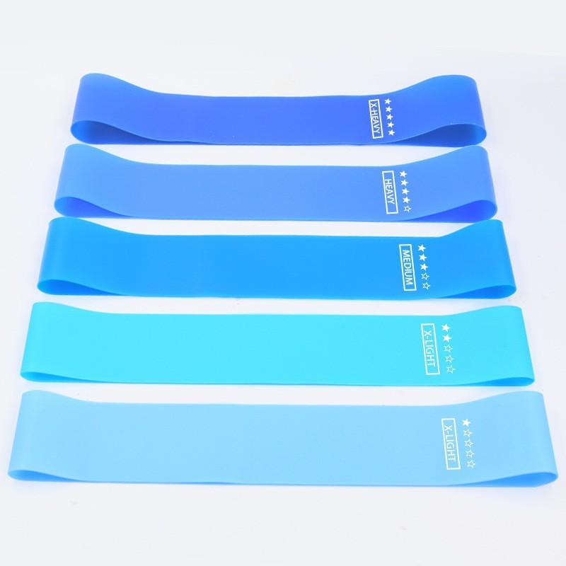 Ensemble avancé à 5 bandes dégradé bleu