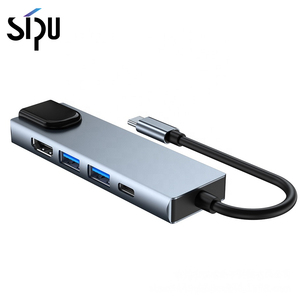 SIPU 5-in-1 USB Hub C adattatore multiporta USB 3.0 Gigabit Ethernet RJ45 Docking Station interfaccia HDMI progettato Pro Computer - Product Image 5