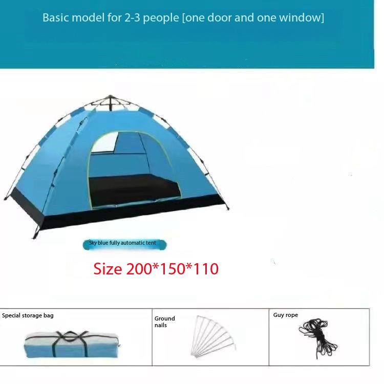 Blue One door, one window