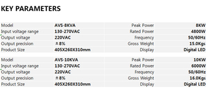 AC Auto <strong>Voltage</strong> Regulator 10000VA AVR Relay Control <strong>Voltage</strong> Regulation Range 100V to 270V <strong>Output</strong> 220V 230Vac <strong>Voltage</strong> Stabilizer - Product Image 5