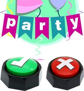 <strong>Custom</strong> <strong>Talking</strong> <strong>Button</strong> Buzzers Switch Led Recording <strong>Custom</strong> Sound <strong>Buttons</strong> YES and NO <strong>BUTTON</strong> ANSWER GAME BUZZER - Product Image 3