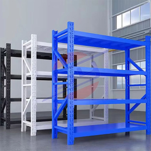 Có Thể Điều Chỉnh Lưu Trữ Kệ Tùy Chỉnh Kích Thước Khả Năng Tải Kim Loại Boltless Bọc Bột Nhà Để Xe Xếp Chồng Giá Đơn Vị - Product Image 3