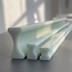 Customized High Strength Fiberglass Pultruded <strong>Dogbone</strong> Bar <strong>FRP</strong> GRP Dog Bone