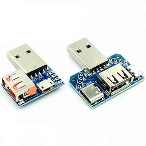 Scheda adattatore USB da maschio a femmina a Micro USB a intestazione/tipo-C 4P 2.54mm in linea - Product Image 3