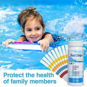 Quick and Accurate <strong>Testing</strong> 6 in 1Test Strips for Water Total Hardness Free Chlorine/Bromine Total Chlorine Alkalinity - Product Image 6