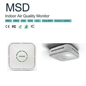 Yeşil binalar için profesyonel IAQ monitör ticari sınıf, CE/FCC /ICES /ROHS/Reset - Product Image 3