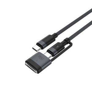 สายชาร์จแม่เหล็ก2อิน1 USB C TO MAG 3สาย140W สาย Type-C TO Type-C 240W สายชาร์จเร็ว - Product Image 3