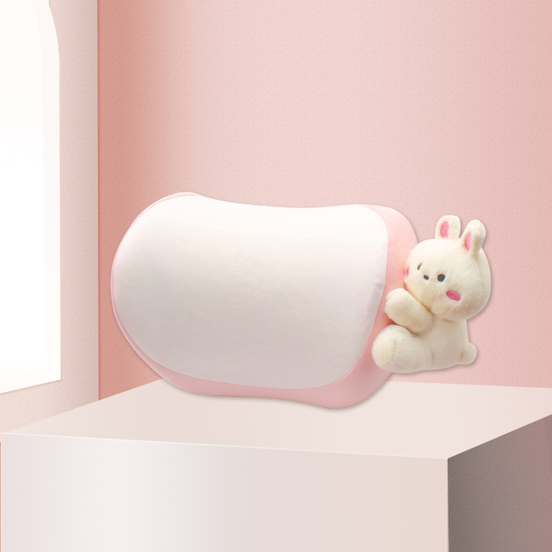 Oreiller lapin rose