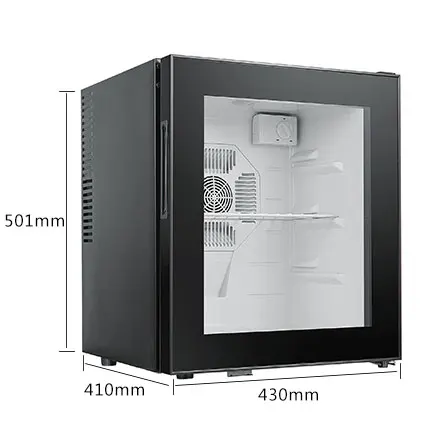 Mini refrigerador semiconductor de puerta de madera, 40L, con aprobación CE/CB, gran oferta