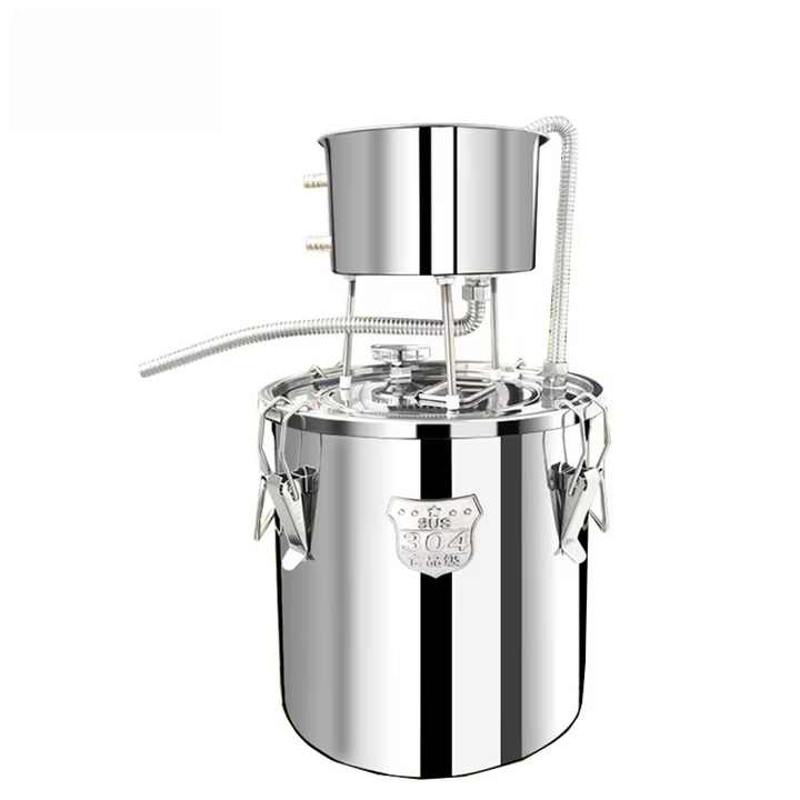 Easy Use Home Alcohol Distiller Stainless Steel Essential Oil Making Essential Oil Steam Distiller Rosemary Extraction Machine