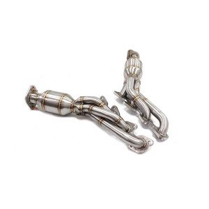 ING Performance Manifold with Catted for Lexus LS430 <strong>4.3</strong> 3UZ Auto Racing <strong>Header</strong> Brushed SUS304 Tuning Exhaust System - Product Image 1