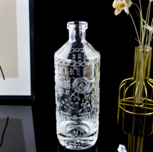 2024高品质工厂新设计玻璃瓶来样定做酒瓶 - Product Image 3